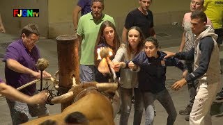 2 Toros Embolados Sant Joan - Nules (Castellon) Sábado (15-06-2019) Bous Al Carrer [Toros FJGNtv]