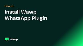 Connect your WhatsApp with Wawp (1/10)
