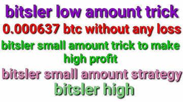 bitsler i make 0.000621 ! no risk bitsler high amount trick working in bitsler low balance trick