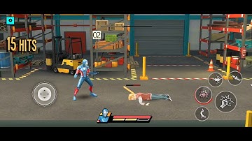iron Hero: superhero fighting | Android / iOS  walkthrough gameplay - action | BOSS FIGHT