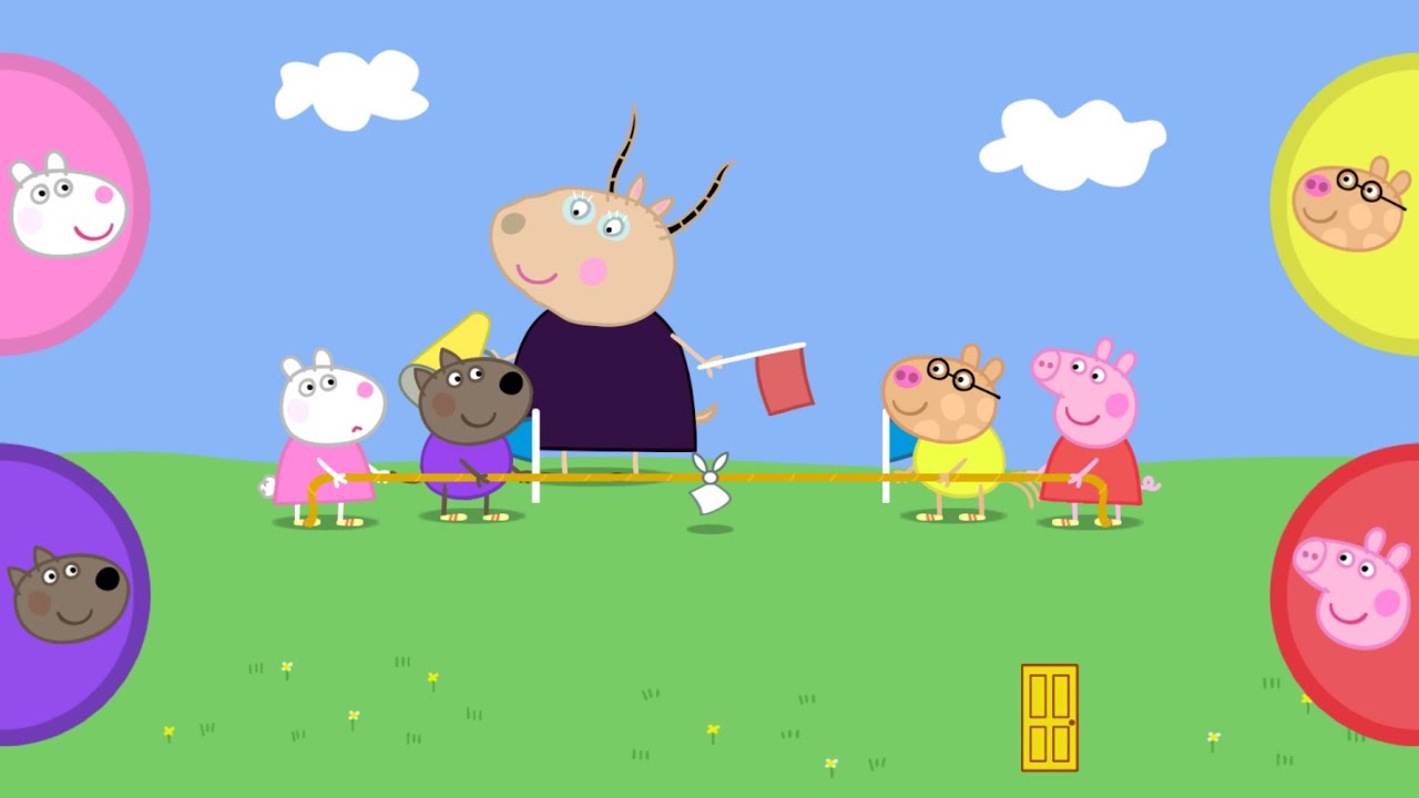 Peppa Pig Tug of War Sports Day - Peppa Pig Gameplay English - YouTube