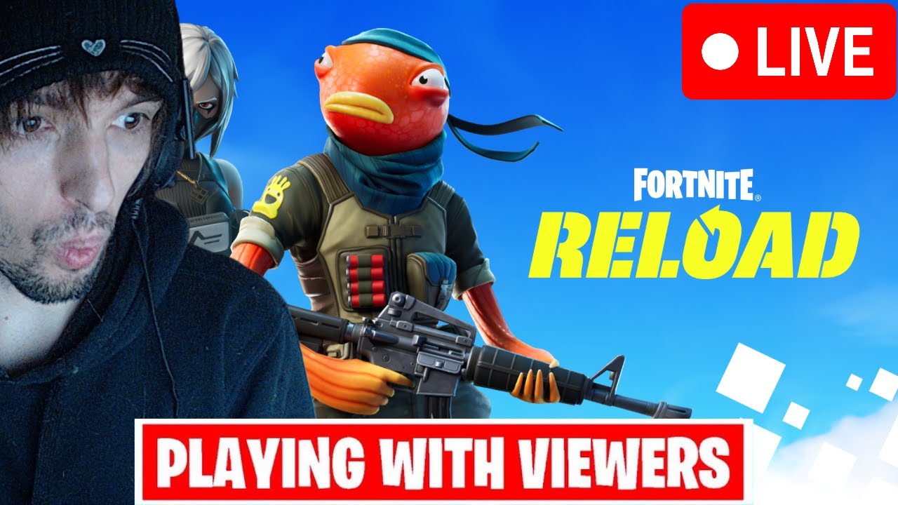 🔴Fortnite Live Chapter 6 Season 3 ZB Reload Squads & Customs with ...