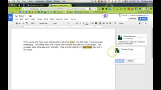 Leaving Feedback in a Google Doc