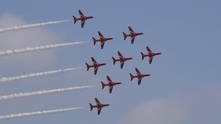 The Red Arrows at Duxford 29th May 2016