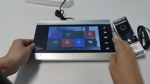 Video intercom 8670EM + 84203FHD1080P ringtone and volume adjustment