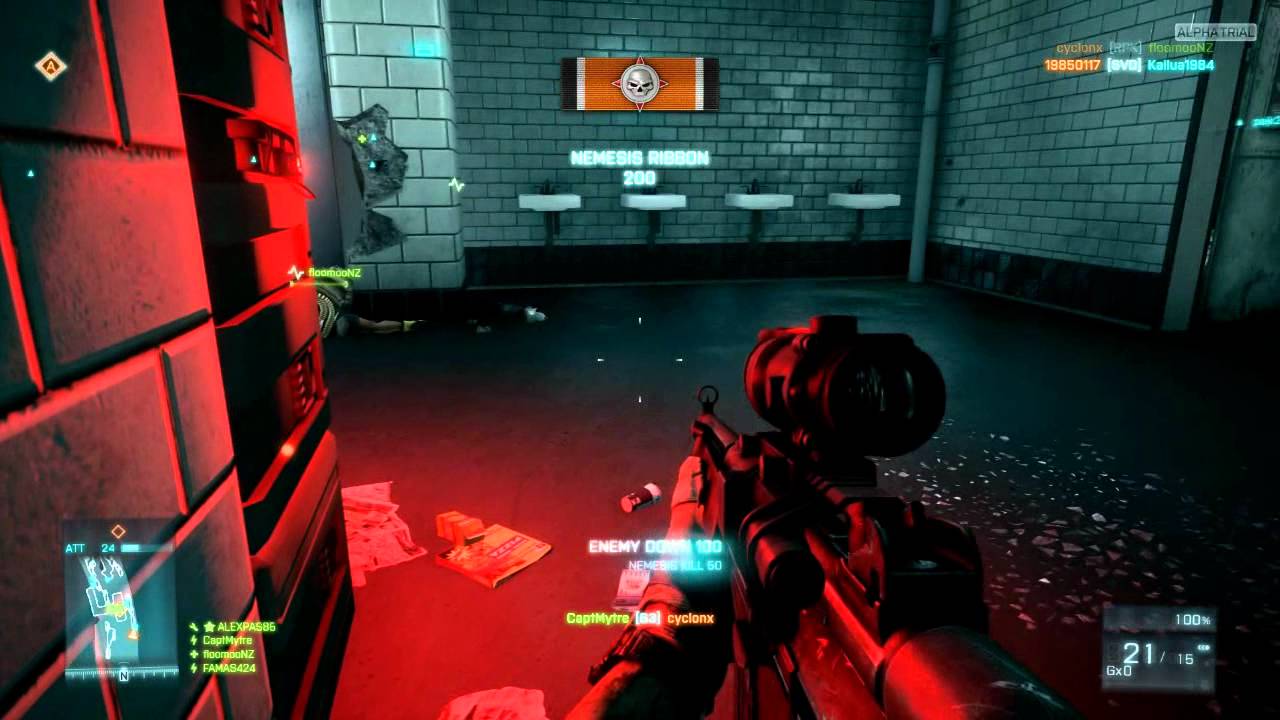 Muliplayer från Battlefield 3-alfan