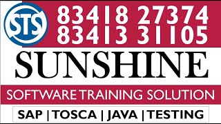 TOSCA with SAP Testing | Tricentis Tosca Automation Testing | SAP TOSCA | Sunshine 8341827374