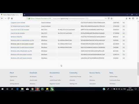 How to install python on Windows 10 64 bit