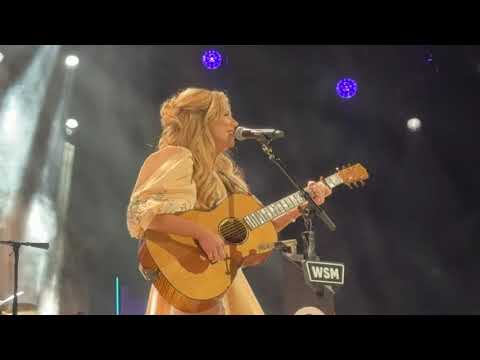 Hannah performing a cool country tune at the Opry 6/2/26