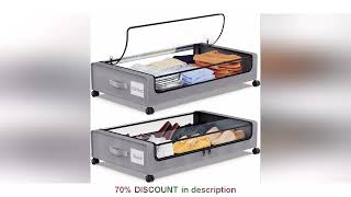 Best Products You Should Know! #Underbed Lockers with Wheels and Lids-Space - saving Pull - out S