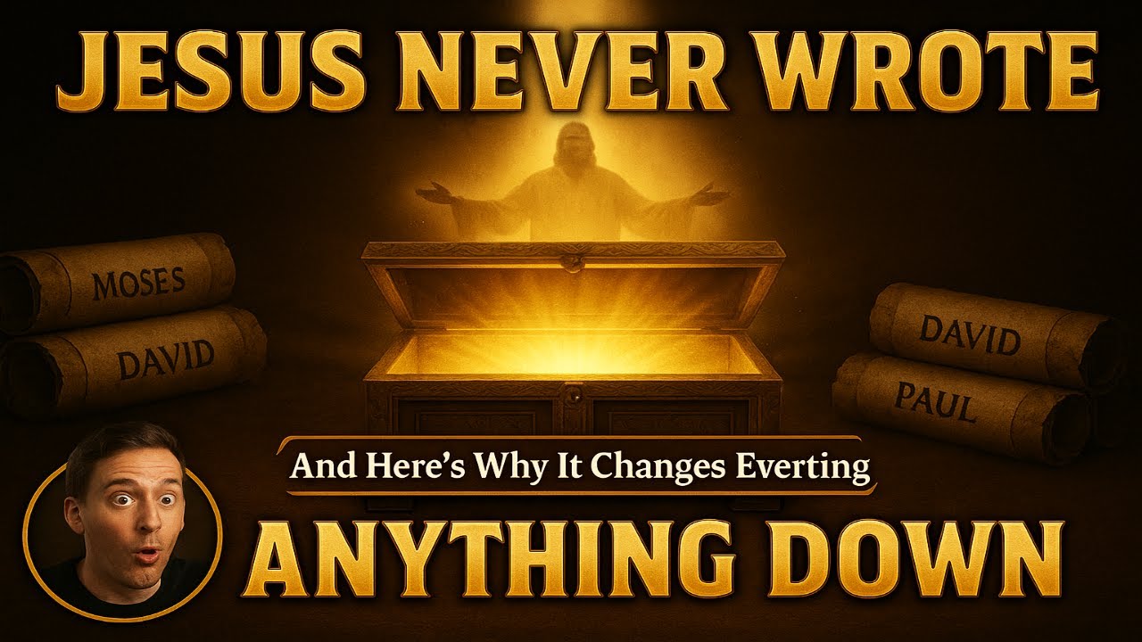 Why Jesus Never Wrote Anything Down (The Reason Will Change How You Read The Bible)