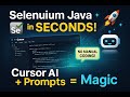 Cursor AI Editor (Vibe Coding) for Selenium Projects 🚀