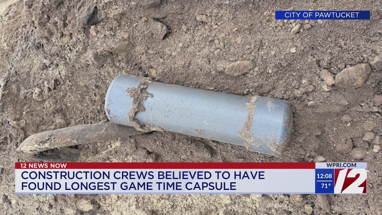 Construction crews believed to have found longest game time capsule ...
