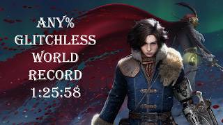 Lies of P Any% Glitchless Speedrun 1:25:58 - World's First sub 1:26:00 - World Record