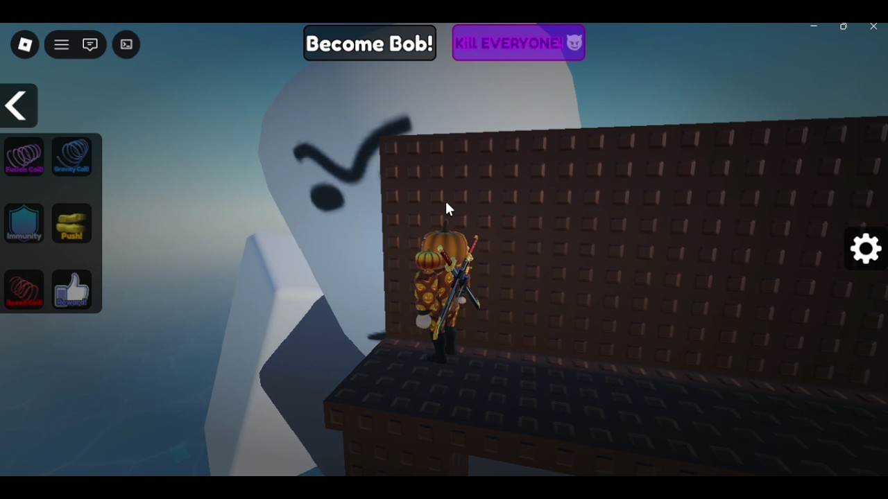 BEATING THE OBBY BUT BOB IS WATCHING ME ON ROBLOX!!!