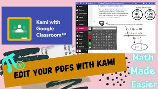 Annotate Assignments with Drawing Tools & Equations - Then Turn In Via Google Classroom in One Click