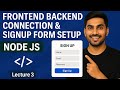 Samvaad Instagram Clone |Lecture 3: Frontend-Backend Connection & Signup Form Integration
