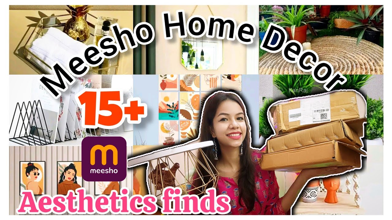 15+ Unique And Aesthetic MEESHO HOME🪔DECOR Finds🏡/Home decor Haul In