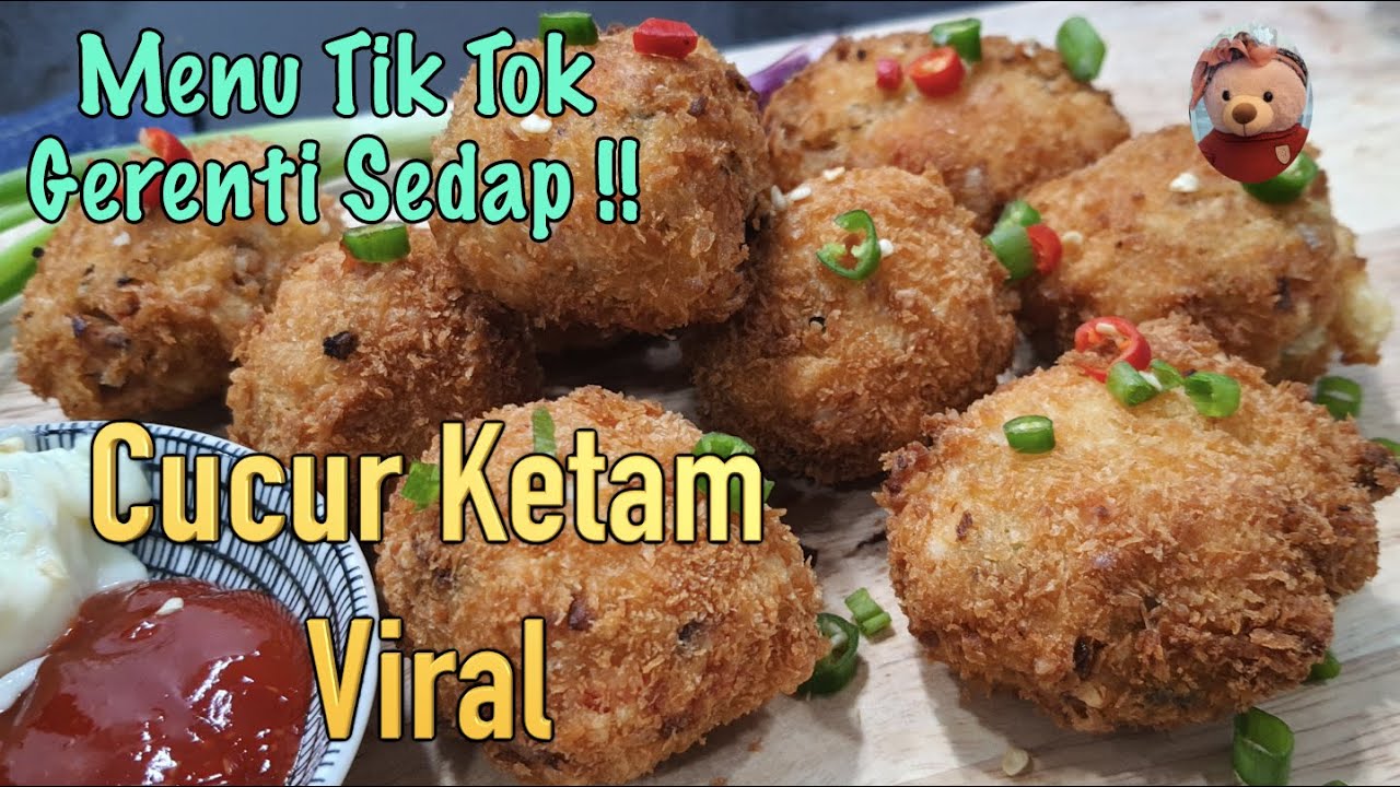 Cucur Ketam Viral Tik Tok Recipe Creamy Crab Croquettes Resepi Cucur