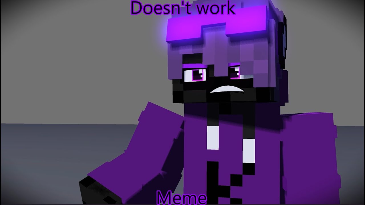 doesn't work Meme Minecraft Animation [Mine Imator] - YouTube