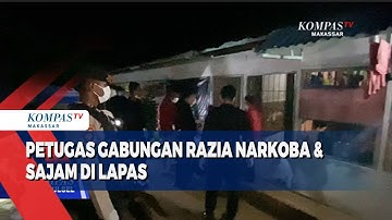Petugas Gabungan Razia Narkoba & Sajam Di Lapas