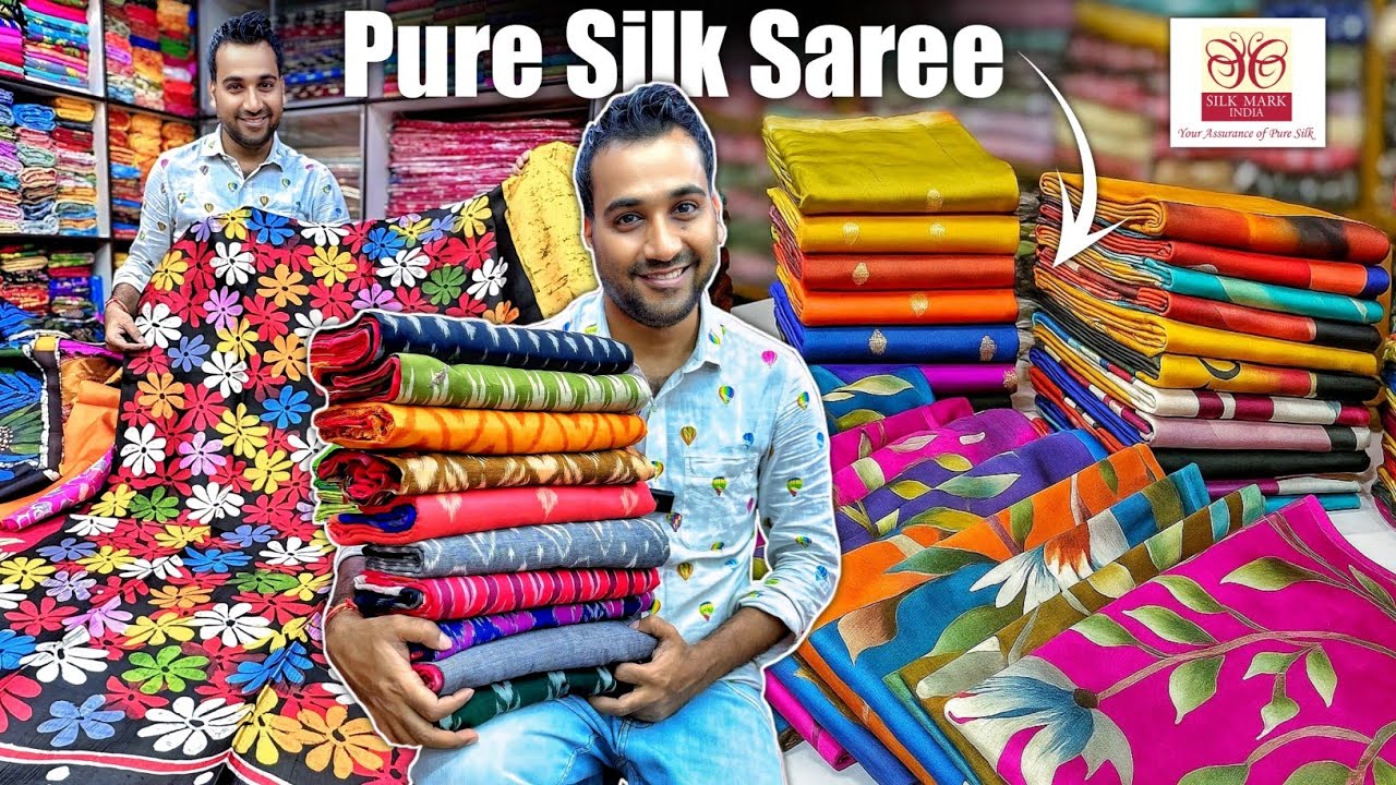 Shree Balaji Textile : Pure Silk Saree Manufacturer in Kolkata 🔥🔥 Saree Wholesaler in Barabazar