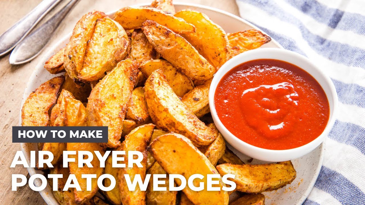 How to Make Air Fryer Potato Wedges YouTube