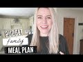 MY £50 FAMILY FOOD SHOP AND MEAL PLAN | Kate Bridge