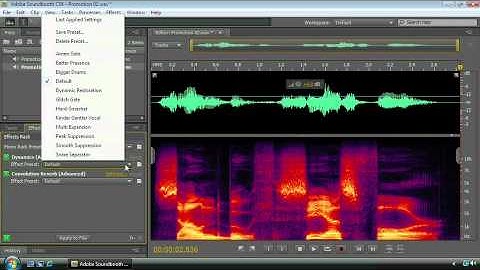 Total Training GETTING TO KNOW SOUNDBOOTH CS4 -  Making a Clip Louder & Applying Effects