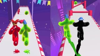 Blob Runner 3D Gameplay + Magic Tiles 3 Piano Game 🎹 | Satisfying Mobile Gaming & Rhythm Challenge screenshot 4