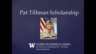 Tillman Scholarship Tutorial (UW Tacoma)