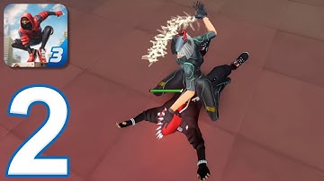 Super Fighter 3 - Gameplay Walkthrough Part 2 - Cat Woman vs Spider-man (iOS, Android)