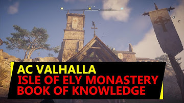 Isle of Ely Monastery AC Valhalla - Ability Book of Knowledge Location
