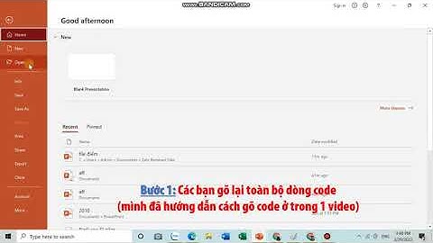 Cách lưu trữ 1 file Powerpoint chứa Macros