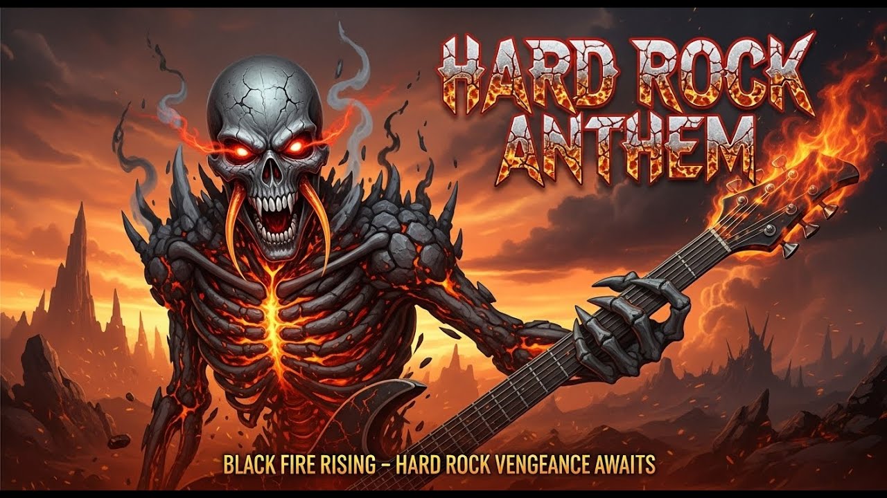Hard Rock Anthem 🔥 Black Fire Rising – Hard Rock Vengeance Awaits
