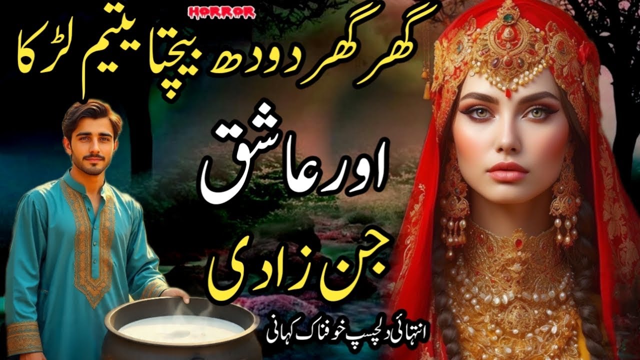 Ghar Ghar Doodh Bechta Yateem Larka Aur Aashiq Jinzadi | Real Jinnat Love Story | Urdu Horror
