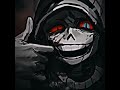 Dust sans | Stronger of Bones☠️🤍🔪 | Raw funk | #dusttale #sans #chara #viral #edit #mangaedit