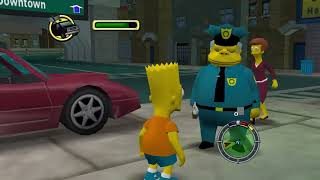 Simpsons Hit and Run Pc gameplay - Bart Level 2