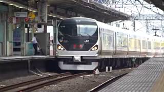 E257系M108編成高円寺駅通過