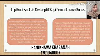 Presentasi analisis bahasa a3 -