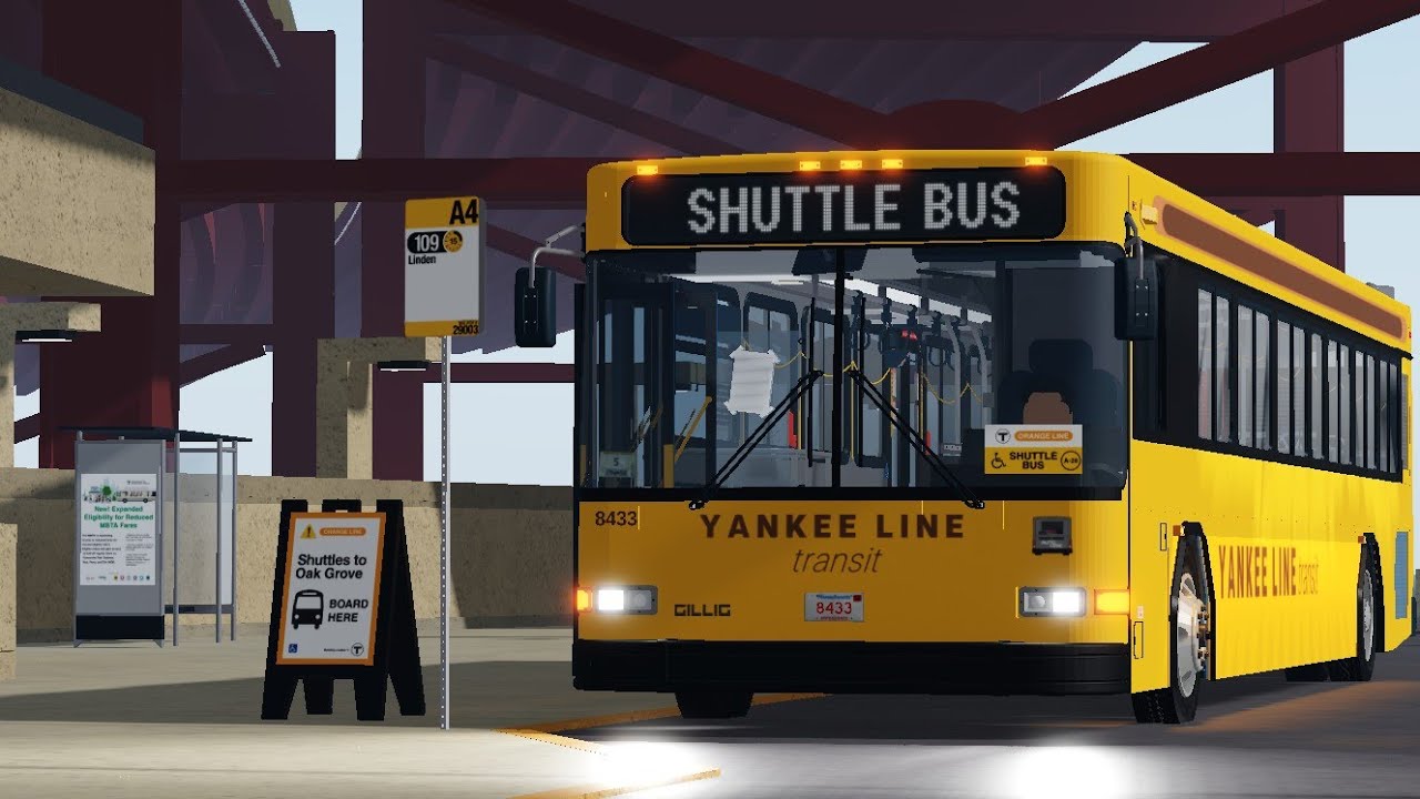 Boston Bus Simulator l Orange Line Shuttle (Full Trip) l 2008 Gillig ...
