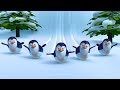Five little penguins  funny 3d kindergarten baby songs by funforkidstv