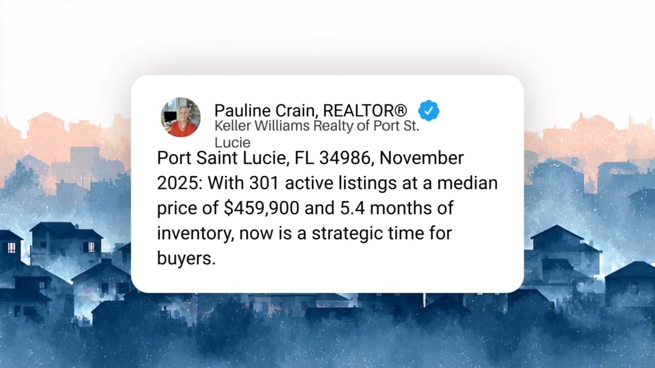 Local Market Data for Port Saint Lucie Fl 34986