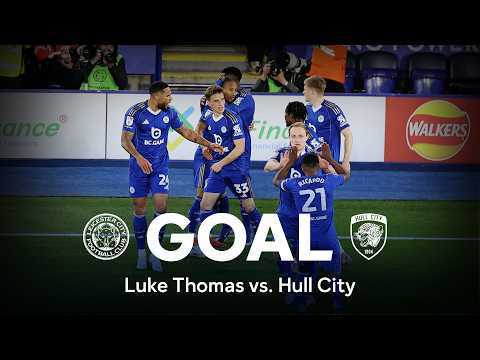 GOAL | Luke Thomas | Leicester City 2-2 Hull City | Sky Bet Championship 2025/26
