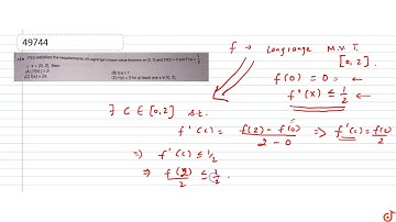 If f(x) satisfies the requirements of Lagrange