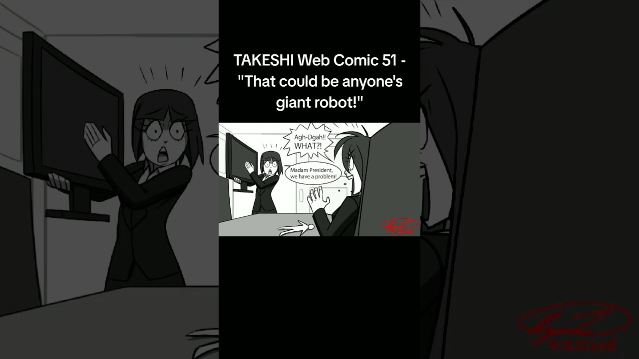 TAKESHI Web Comic 51 - "That could be anyone's giant robot!" 