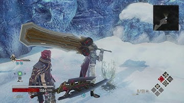 Code Vein - Snowfield Summit: Winter Mantle +5 In Chest and Activate Observation Site Mistle (2019)