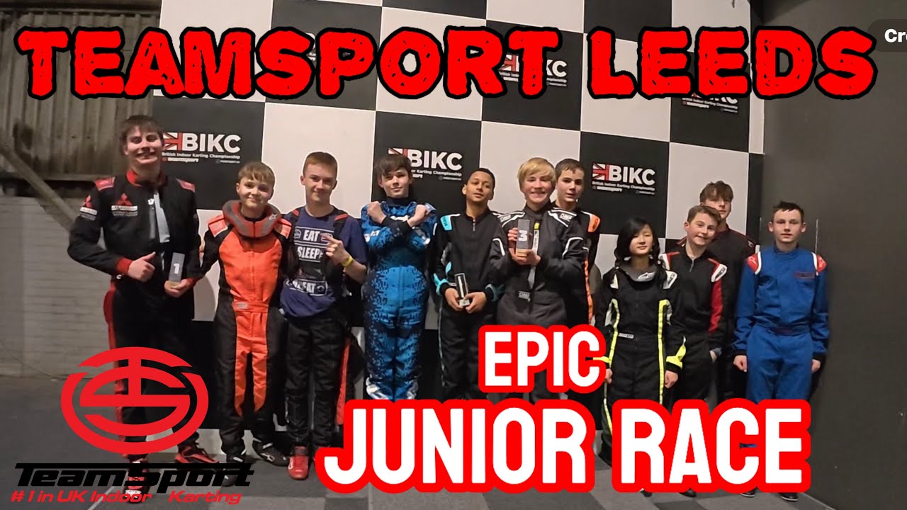 Epic Junior race @TeamSportKarting Leeds-What a track this is 🏆 #racing ...