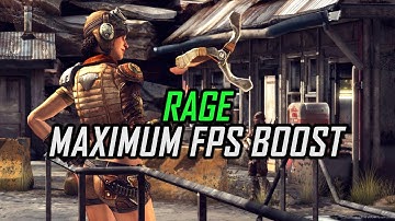 RAGE 1 (2011) | How to Get Maximum FPS Boost and Fix Lag