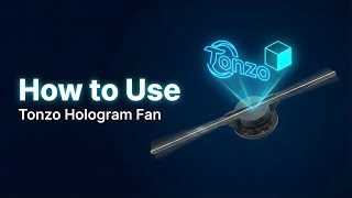 How To Use The Tonzo Hologram Fan 5D Display Step-By-Step Setup & Operation Guide